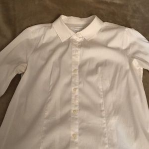 White button down shirt